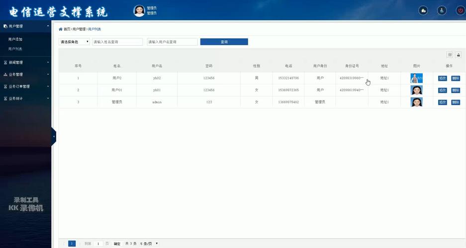 基于springboot电信运营支撑系统